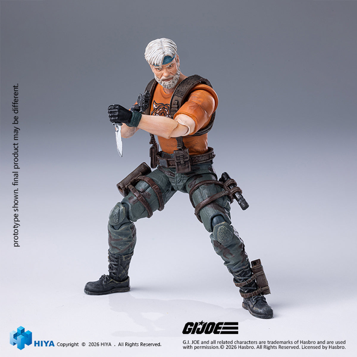 HIYA 1/18 G.I.Joe 内陸 タイガーパワー版 EMG0478 アクションフィギュア 塗装済み 完成品
