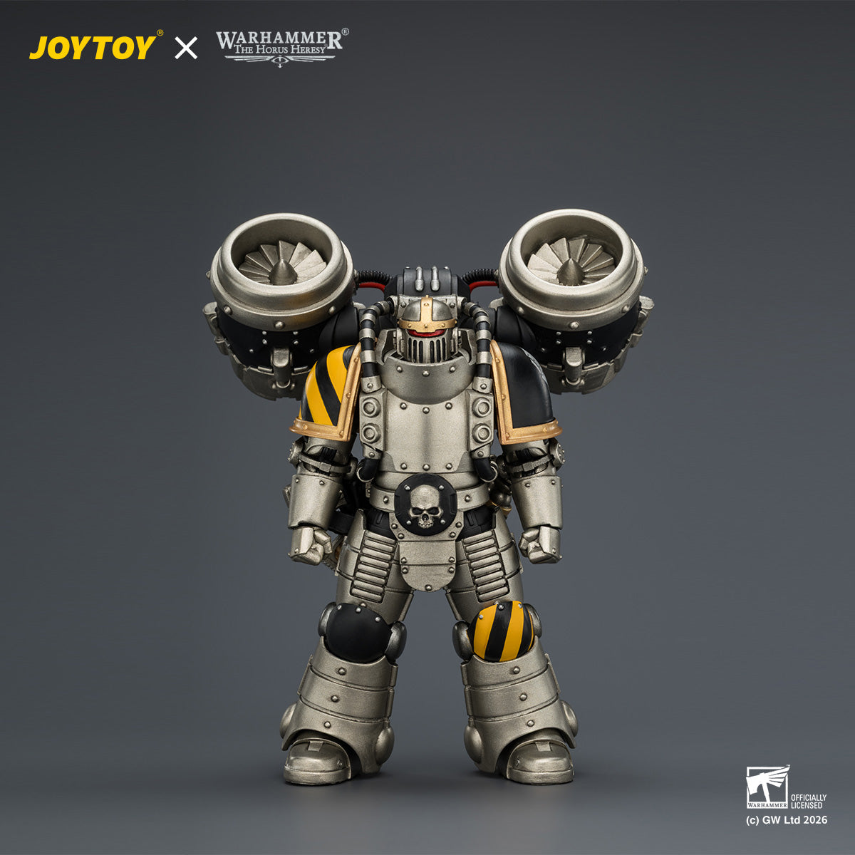 HiPlay JOYTOY 1/18 アイアン・ウォリアー MkII アサルト・レジオネア 1（ボルトピストル、チェーンアックス＆コンバットシールド装備） JT04490 可動フィギュア 塗装済み 完成品