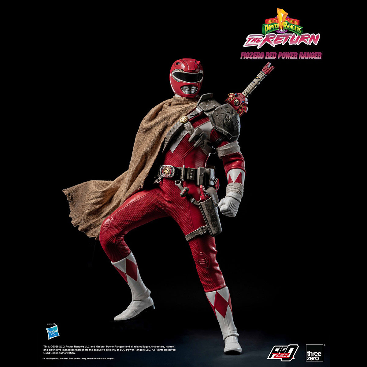 Threezero 1/6 マイティ・モーフィン・パワーレンジャー：ワンス＆オールウェイズ レッドレンジャー 3Z10200W0 可動フィギュア 塗装済み 完成品