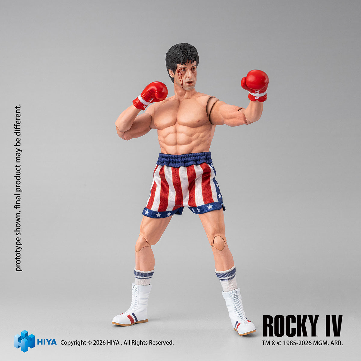 HiPlay HIYA 1/12 ロッキー4 ロッキー ボクサー版 ESR0222 可動フィギュア 塗装済み 完成品 アクションフィギュア