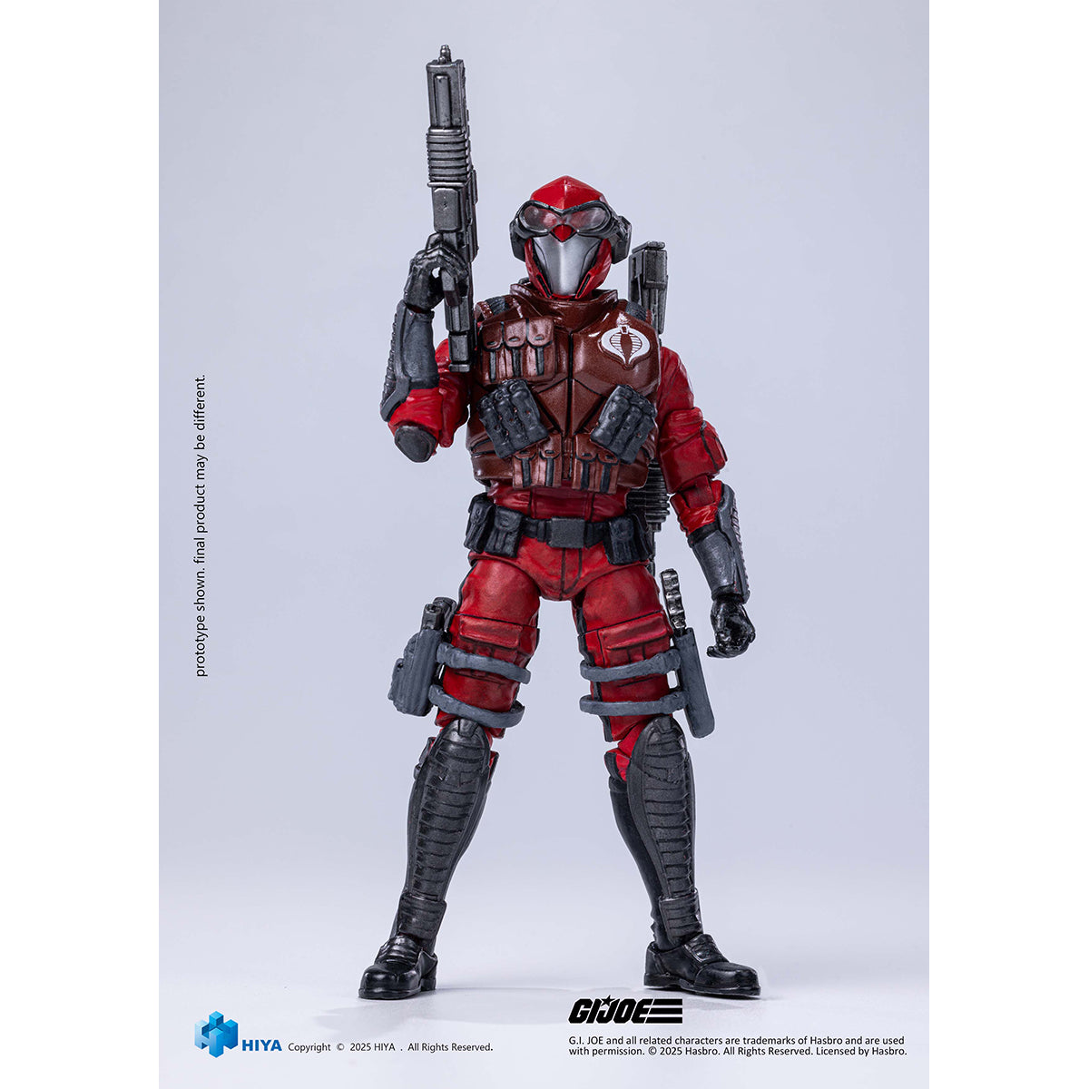 HIYA 1/18 特種部隊 深紅コブラ EMG0461 アクションフィギュア 塗装済み 完成品
