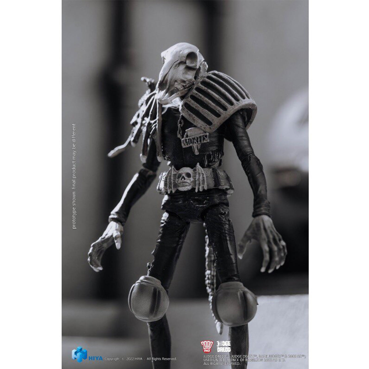 HIYA 1/18 ジャッジ・ドレッド ブラック＆ホワイト コミックカラー ジャッジ・モーティス キャラクター