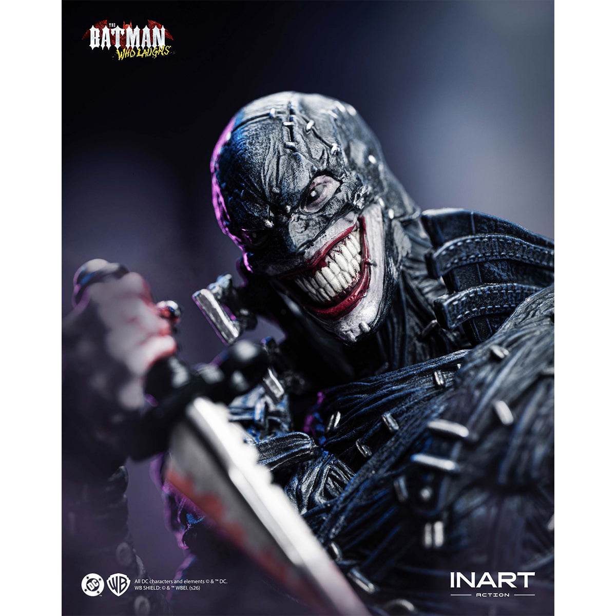 HiPlay INART ダークナイツ：メタル バットマン・フー・ラフズ MAG C0002 可動フィギュア 塗装済み 完成品 アクションフィギュア