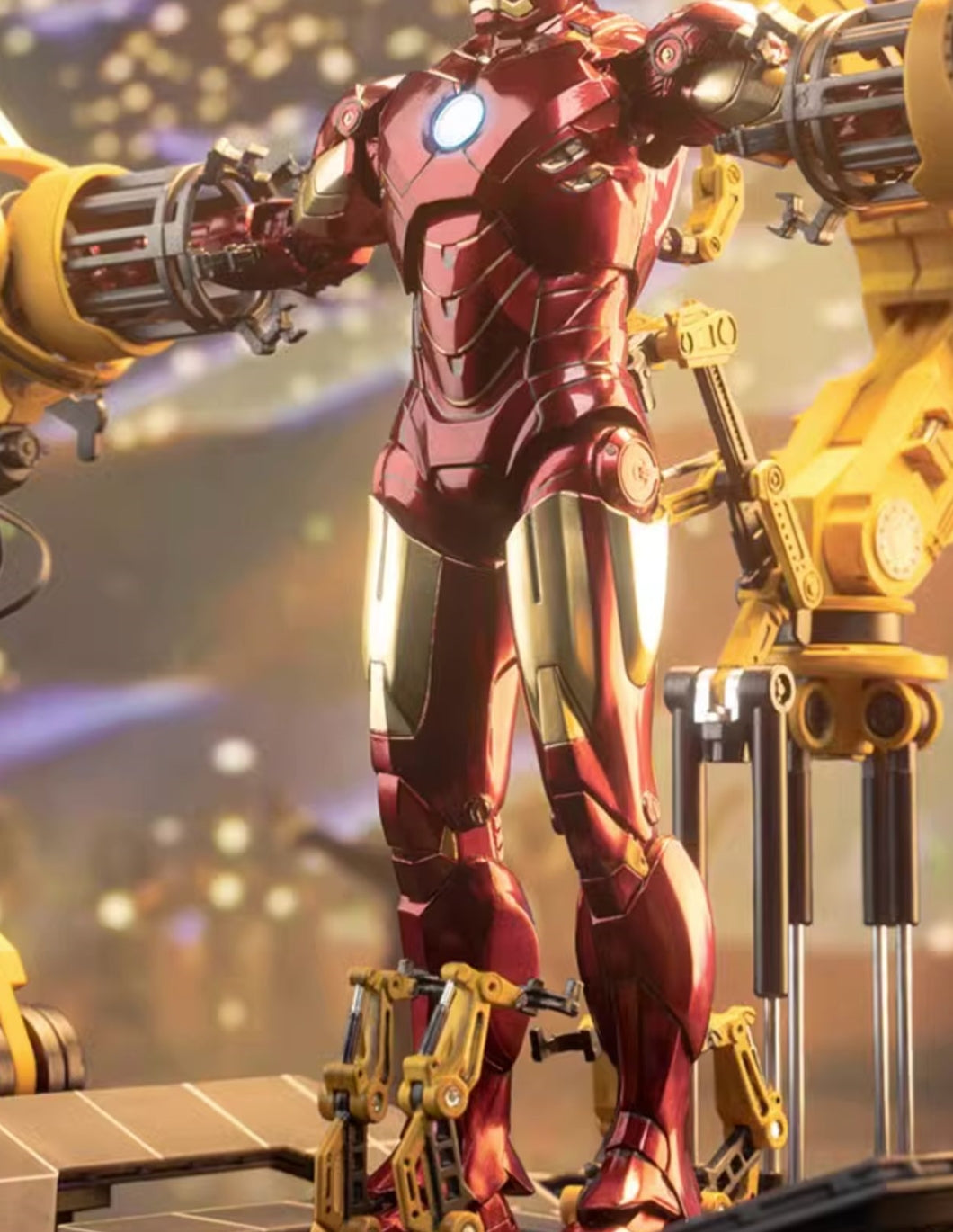HiPlay 中動モデル 1/10 アイアンマン MK4 着脱台 可動 アクション フィギュア アクセサリー フルセット