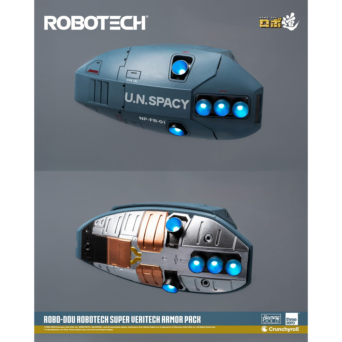 HiPlay Threezero ロボ道 超時空要塞マクロス スーパー・ベリテック アーマーパック 3Z10720W0 色分け済みプラモデル 組み立てキット