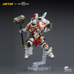 JOYTOY 1/18 ゲーム版 ホワイトスカー アサルト・インターセッサー・チャンピオン サンダーハンマーとボルトピストル装備 JT04407 可動フィギュア 塗装済み 完成品