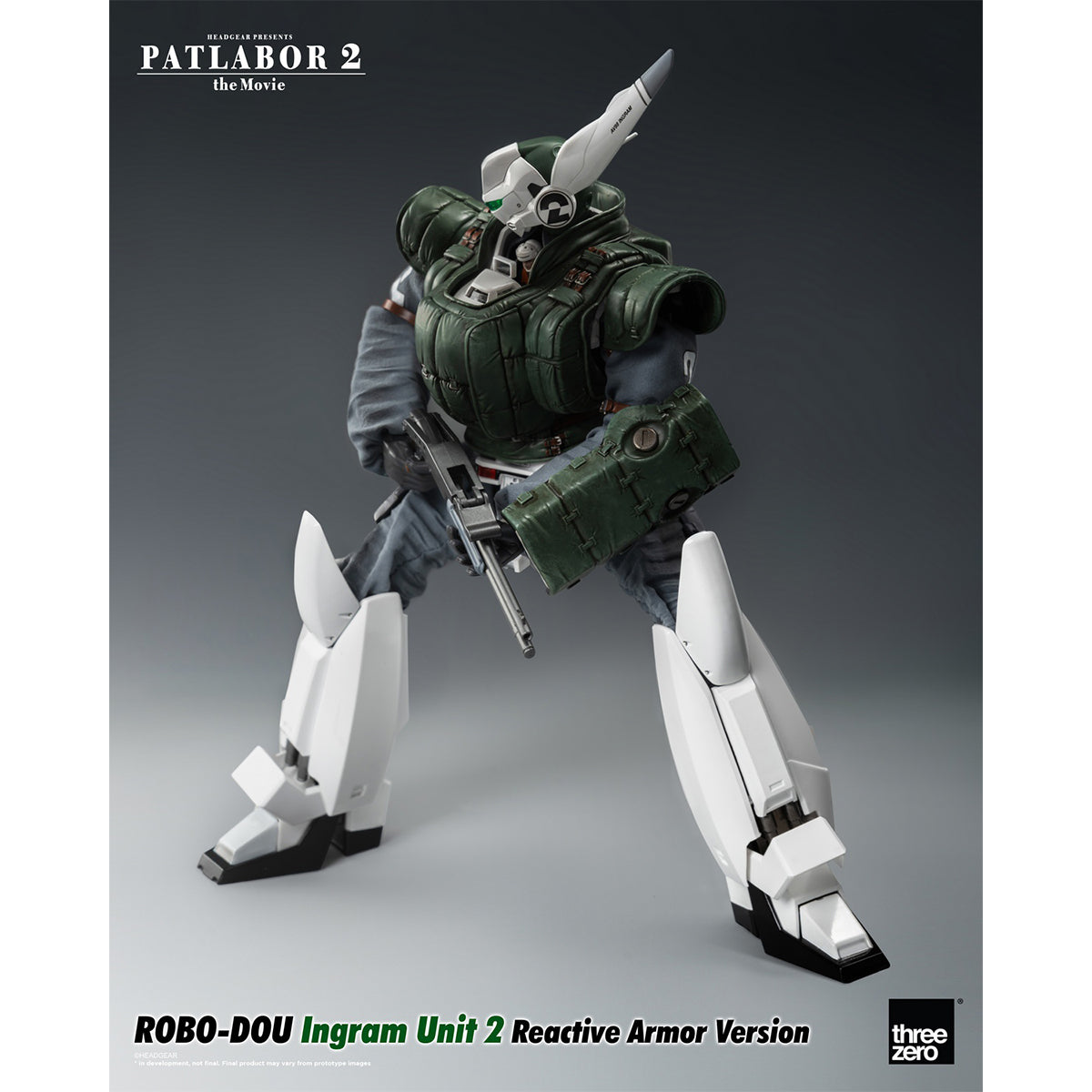 HiPlay Threezero 1/35 イングラム 反応装甲 1号機 & 2号機 & 3号機 可動 アクション フィギュア アクセサリー フルセット