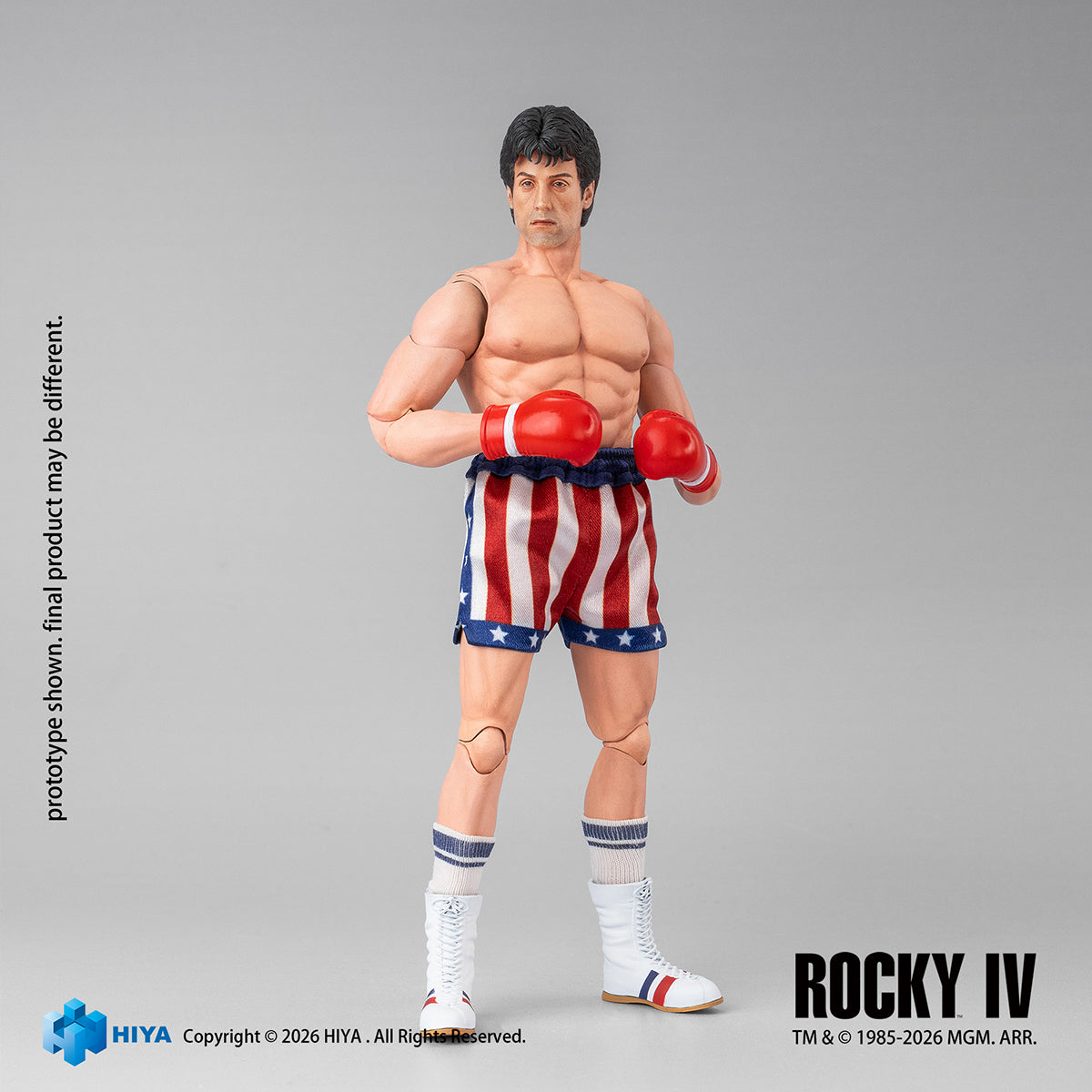 HiPlay HIYA 1/12 ロッキー4 ロッキー ボクサー版 ESR0222 可動フィギュア 塗装済み 完成品 アクションフィギュア