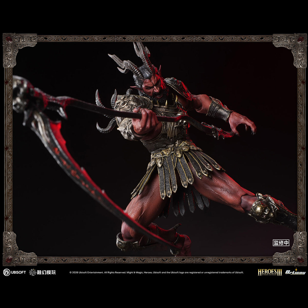 HiPlay 融幻模玩 Fusion Fantasy 1/12 ヒーローズ・オブ・マイト・アンド・マジックIII アークデビル FTM3-02 可動フィギュア 塗装済み 完成品 アクションフィギュア