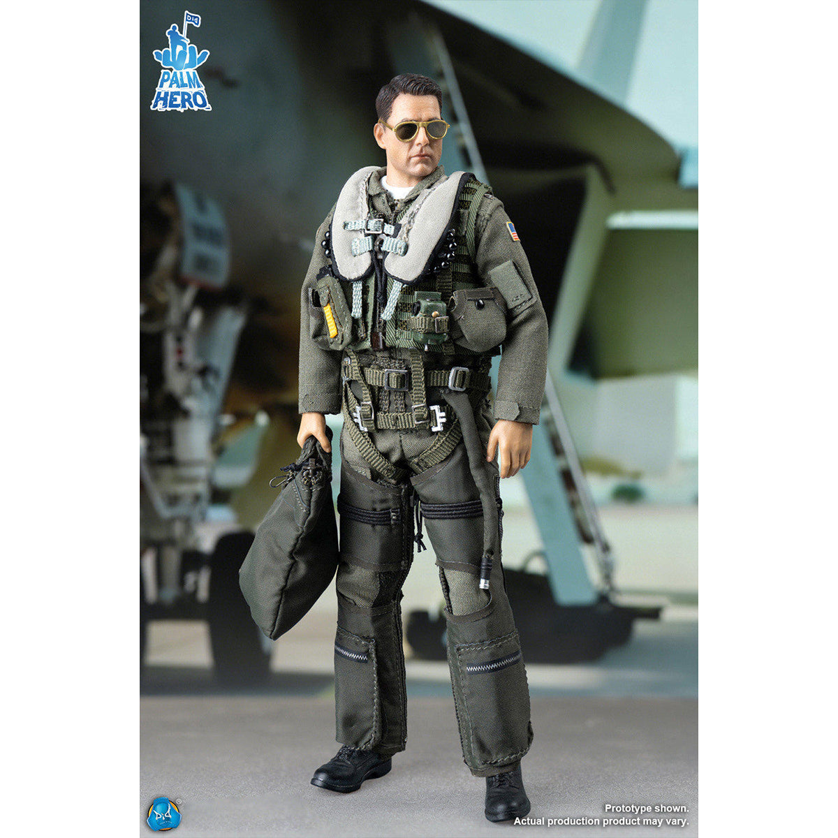 HiPlay DID 1/12 アメリカ海軍戦闘機兵器学校 教官 F/A-18E パイロット ミッチェル大尉 XM80031 可動フィギュア 塗装済み 完成品 アクションフィギュア