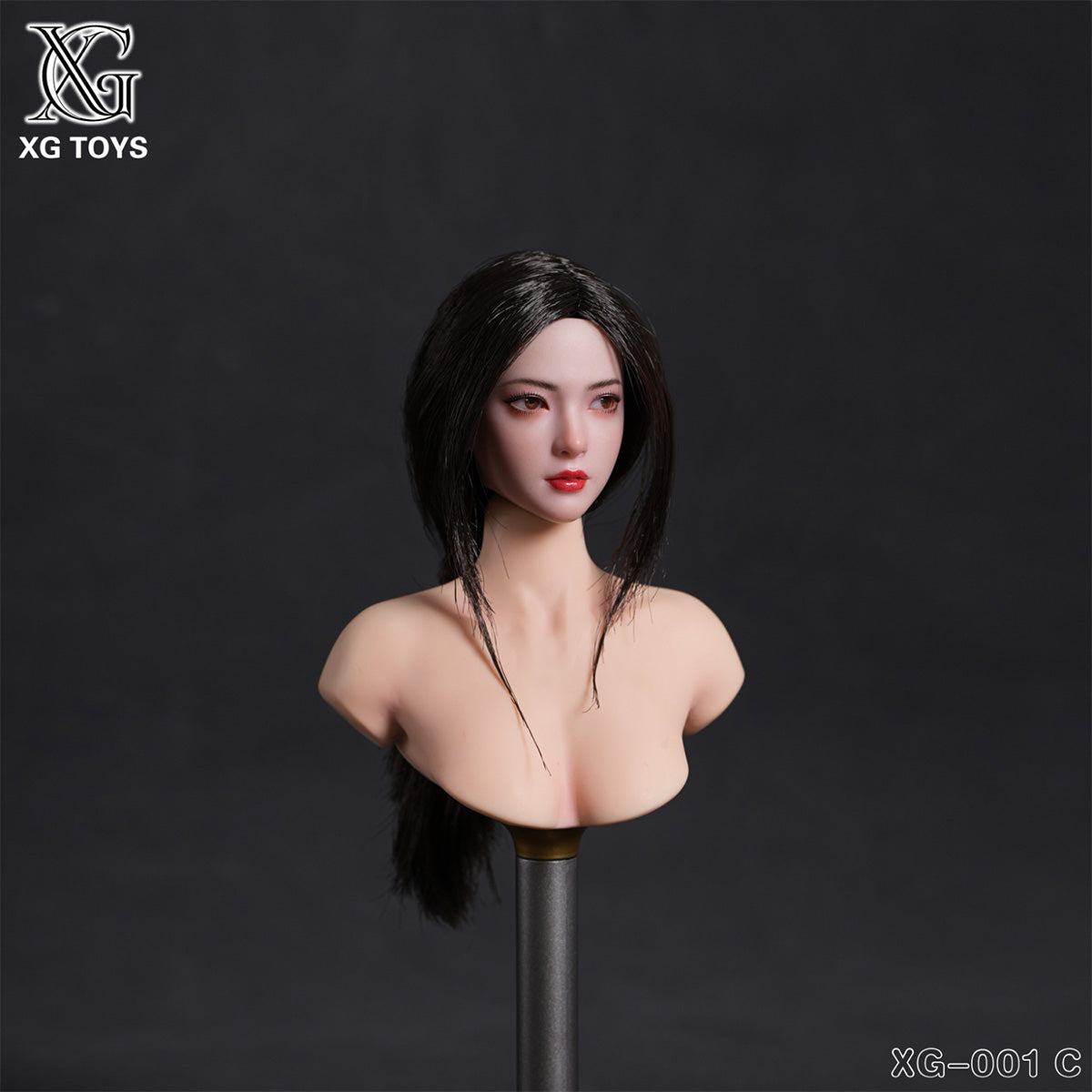 XG Toys 1/6 アジア美女 ヘッド 可動眼 ドール用 頭 塗装済み