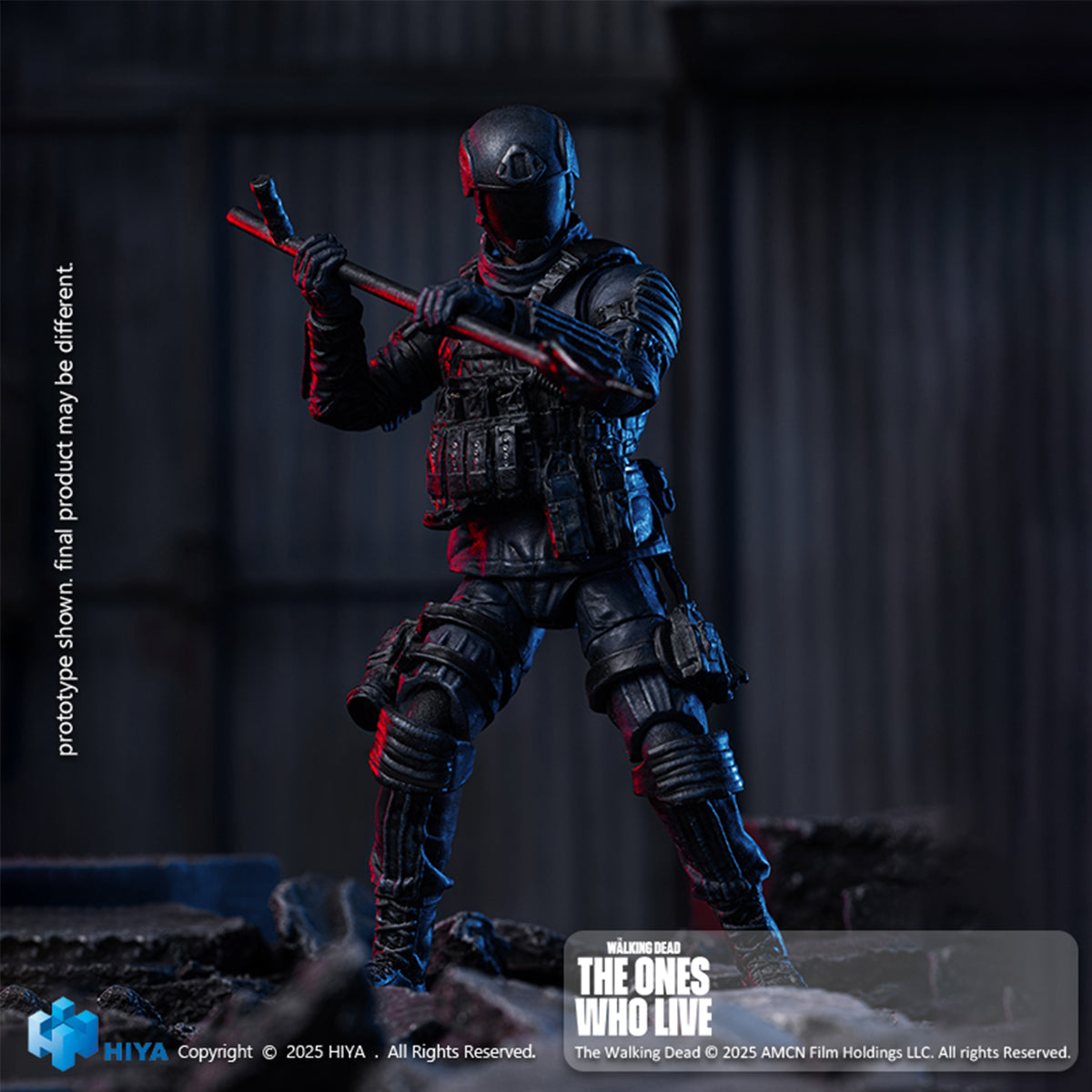 HIYA 1/18 ウォーキング・デッド サバイバー CRM兵士 EMW0435 アクションフィギュア 塗装済み 完成品