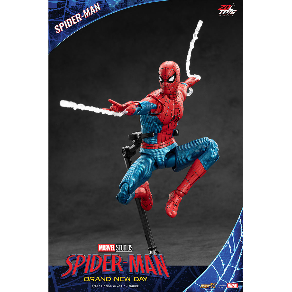 中動玩具（ZDTOYS） 1/10 スパイダーマン（ブランニューデイ） 1970-01 キャラクター