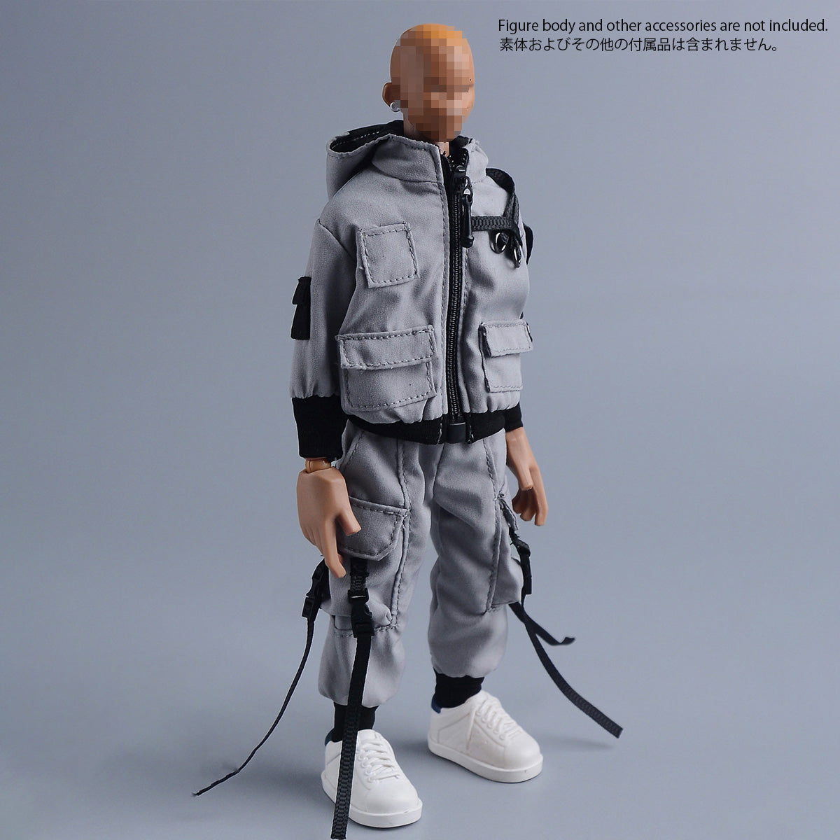 ATStory 1/12 テックウェア フード付きジャケット＆ジョガーパンツ セット