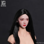 XG Toys 1/6 アジア美女 ヘッド 可動眼 ドール用 頭 塗装済み