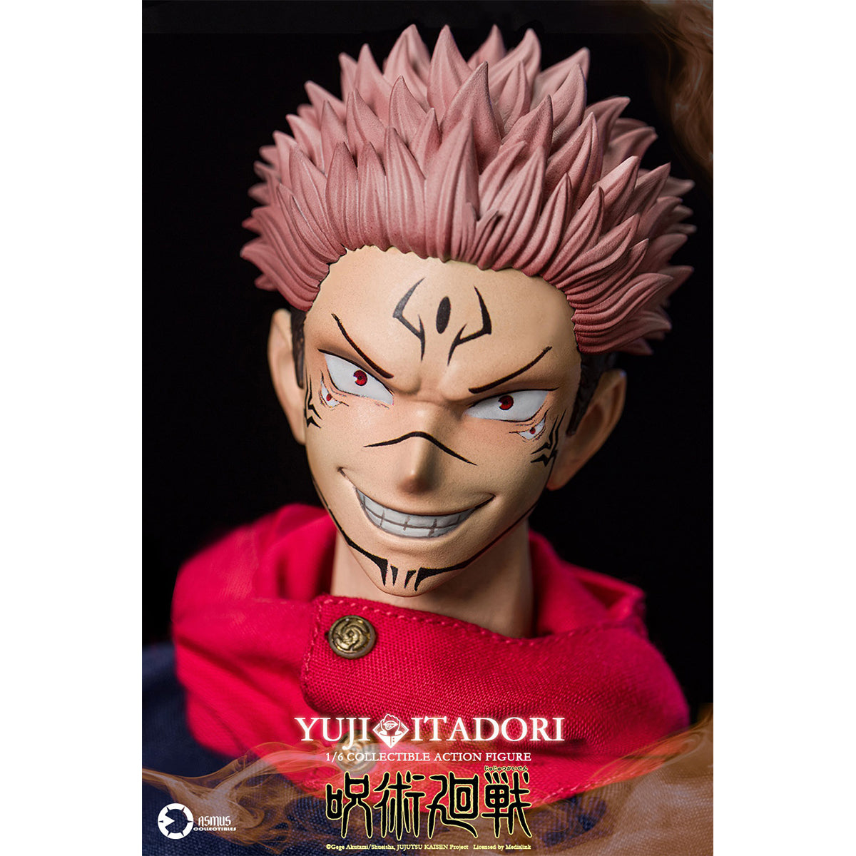 HiPlay Asmus toys 1/6 呪術廻戦 虎杖悠仁 再販版 JJKS02A 可動フィギュア 塗装済み 完成品 アクションフィギュア
