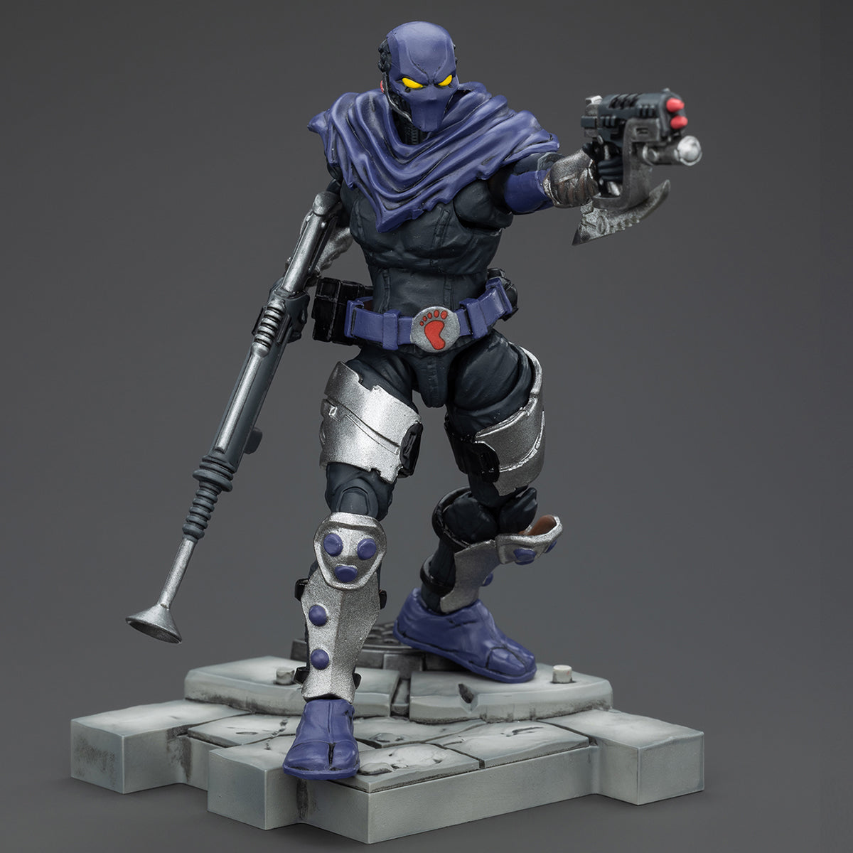 HiPlay JOYTOY TMNT 忍者タートルズ - フットソルジャーA JT00164 & フットソルジャーB JT00171 1/18 可動フィギュア 塗装済み 完成品