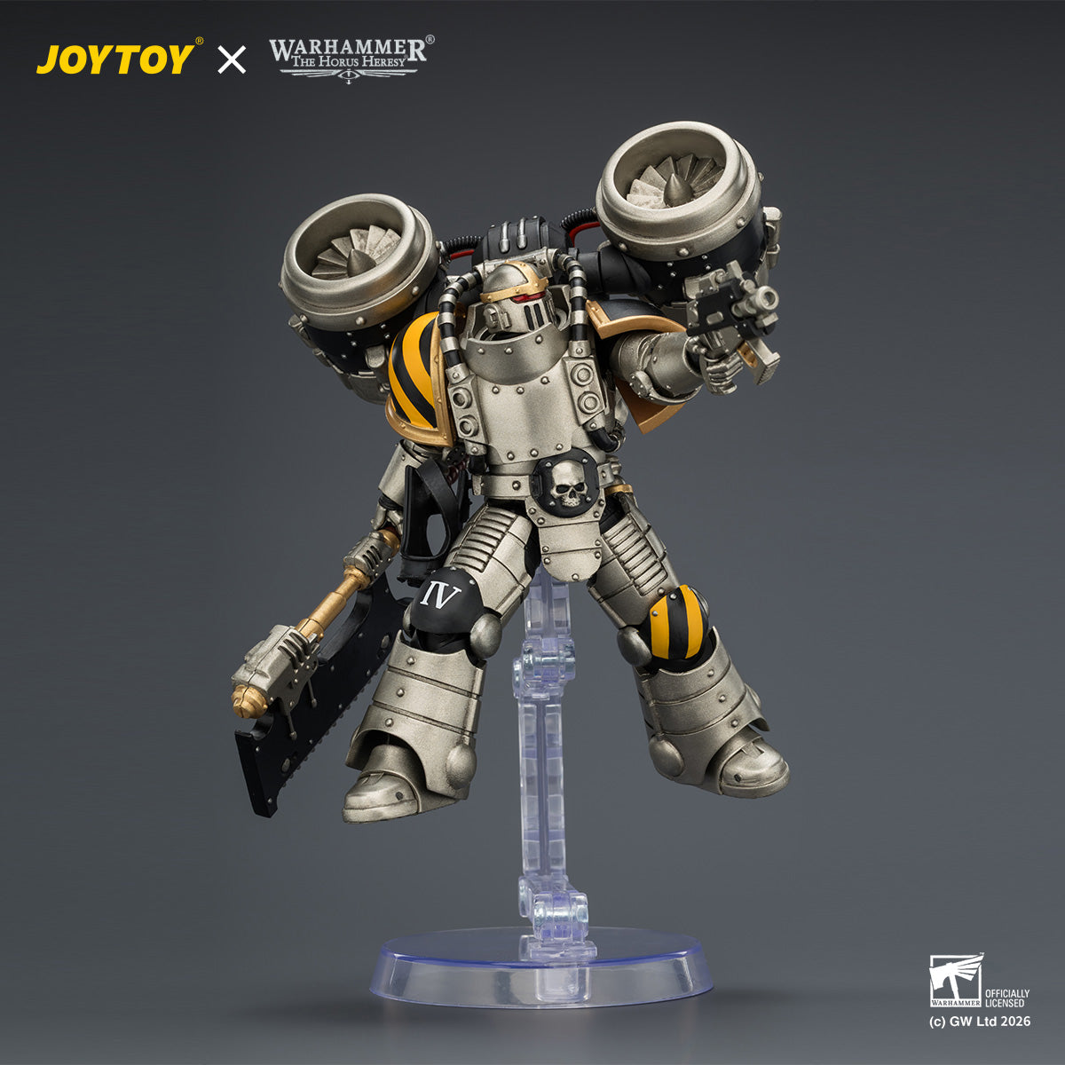 HiPlay JOYTOY 1/18 アイアン・ウォリアー MkII アサルト・レジオネア 2（ボルトピストル＆ヘヴィ・チェーンアックス装備） JT04506 可動フィギュア 塗装済み 完成品