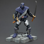 HiPlay JOYTOY TMNT 忍者タートルズ - フットソルジャーA JT00164 & フットソルジャーB JT00171 1/18 可動フィギュア 塗装済み 完成品