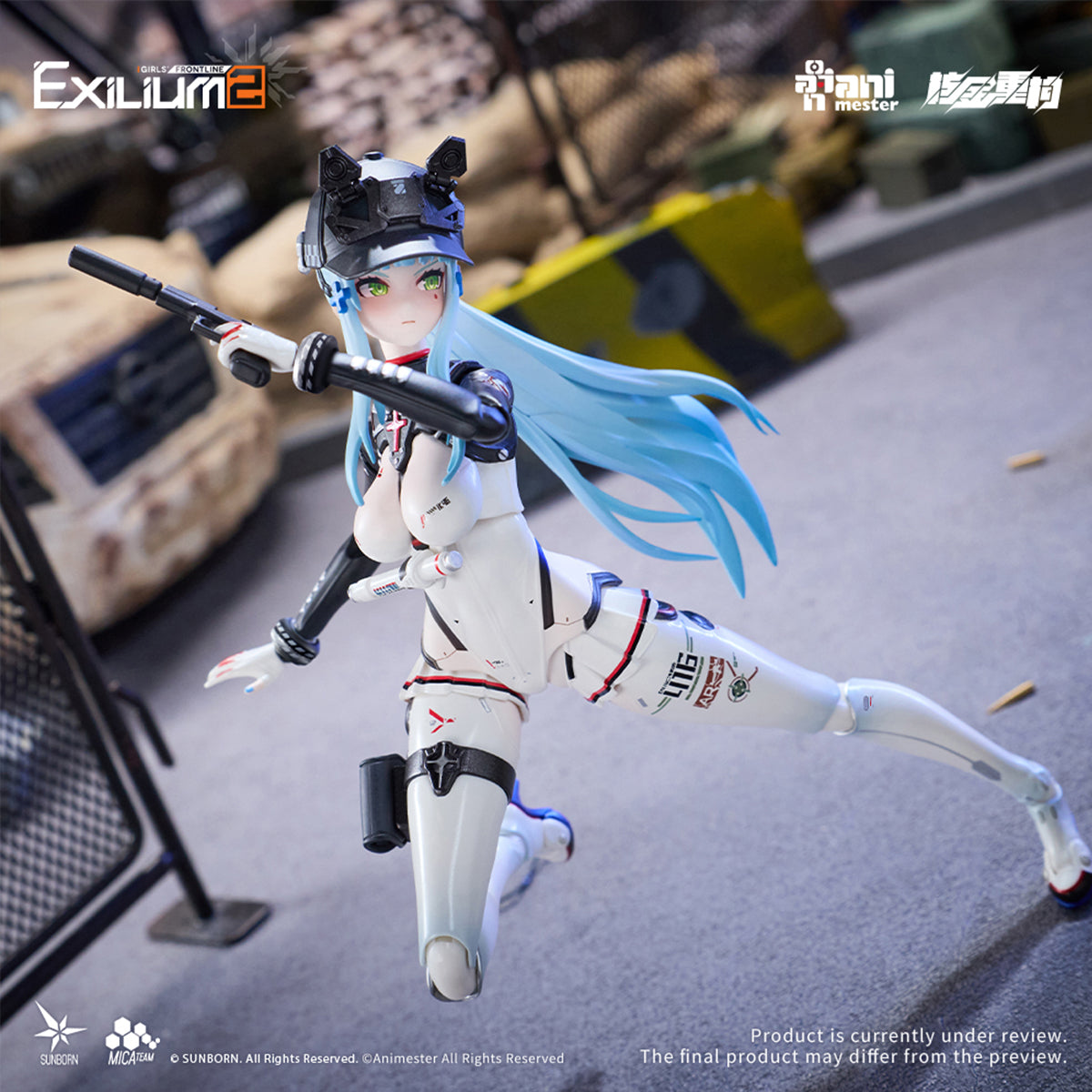 HiPlay Animester 核金重構 1/12 ドールズフロントライン2：エクシリウム クルカイ スピードスター  美少女 可動フィギュア 塗装済み 完成品 色分け済みプラモデル 組み立てキット