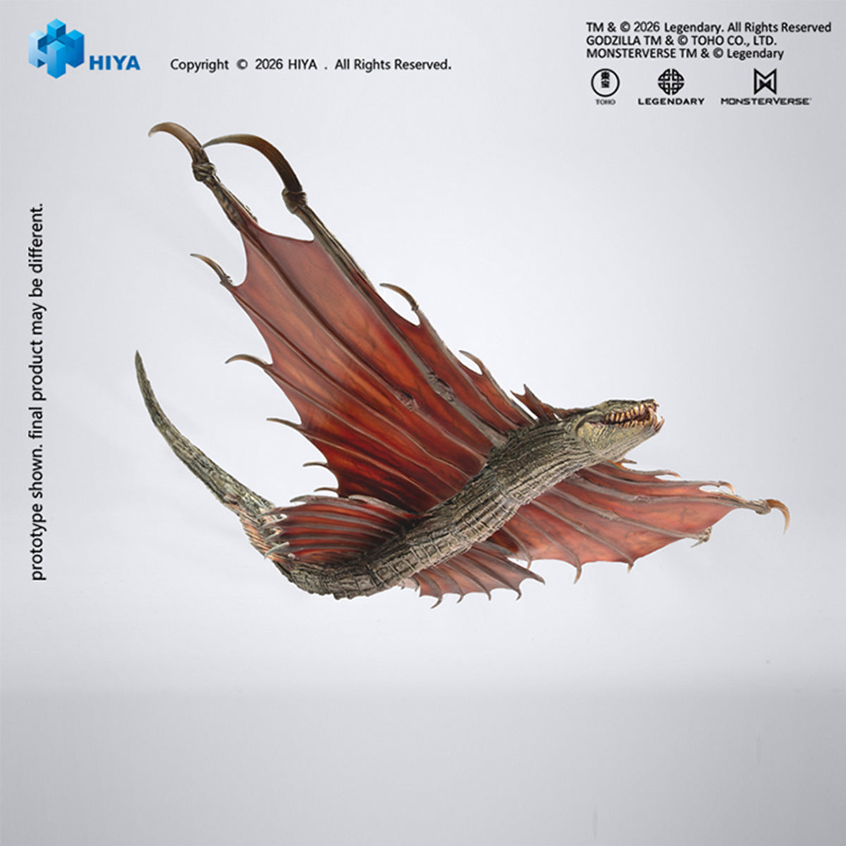HiPlay HIYATOYS ゴジラvsコング 新たなる帝国 ワーバット EBG0191 可動フィギュア 塗装済み 完成品 モンスター