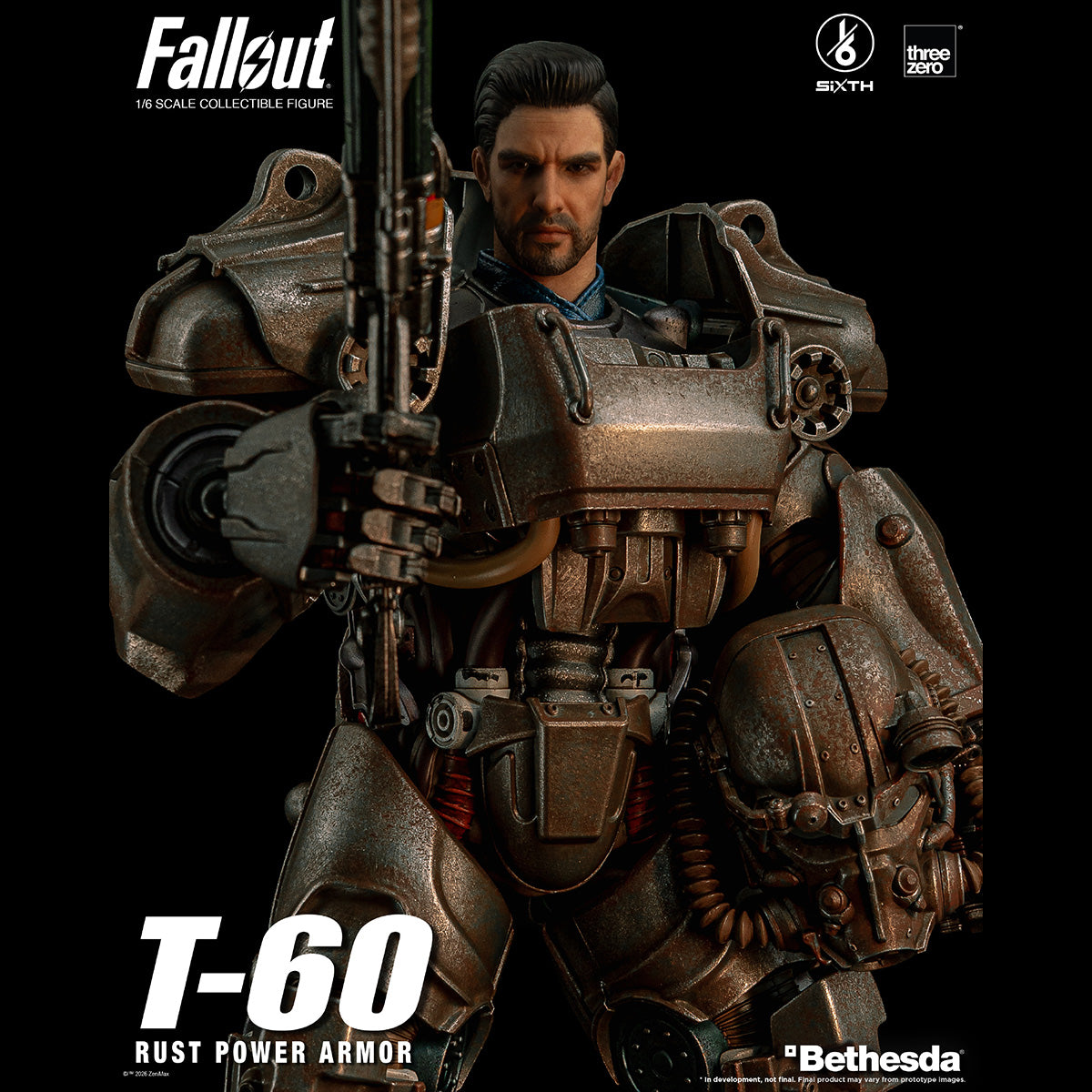 Threezero 1/6 フォールアウト T-60 パワーアーマー（錆びた塗装版） 3Z10050W0