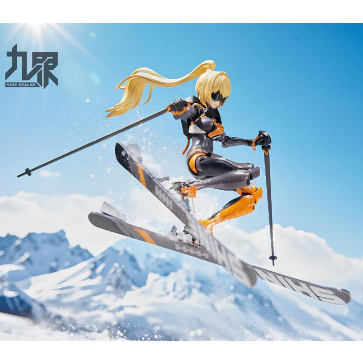 HiPlay 九界模玩 エクストリームガールズシリーズ 凌霜 美少女 可動フィギュア 塗装済み 完成品