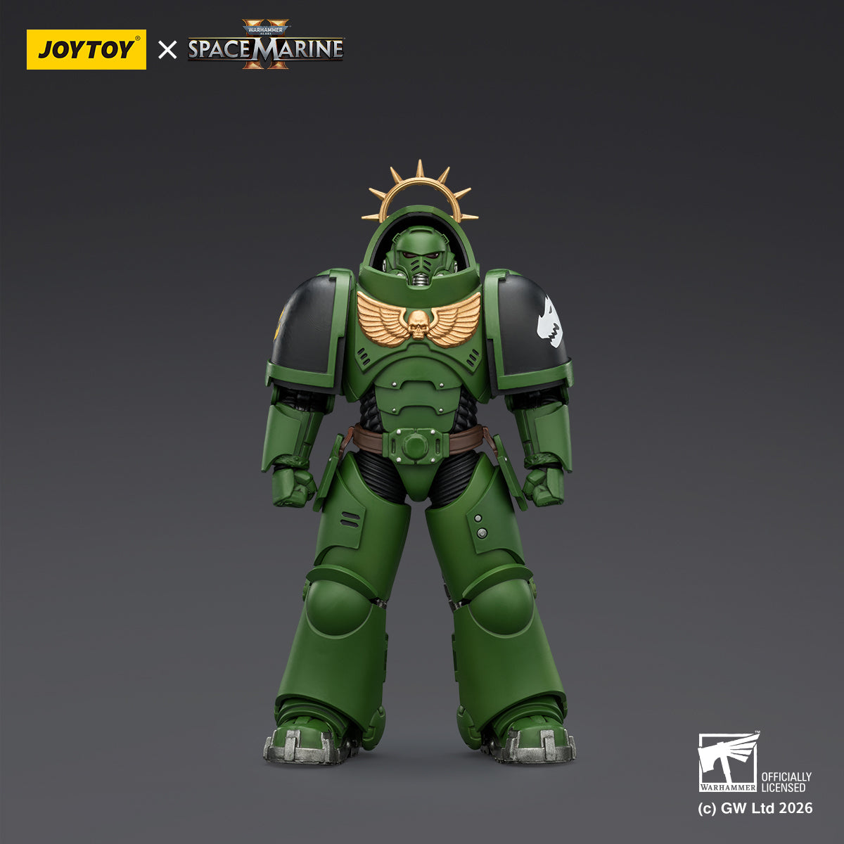 HiPlay JOYTOY 1/18 ウォーハンマー40,000（ゲーム版）ヘヴィ・インターセッサー  ヘヴィ・ボルトライフル＆ボルトピストル装備 可動フィギュア 塗装済み 完成品