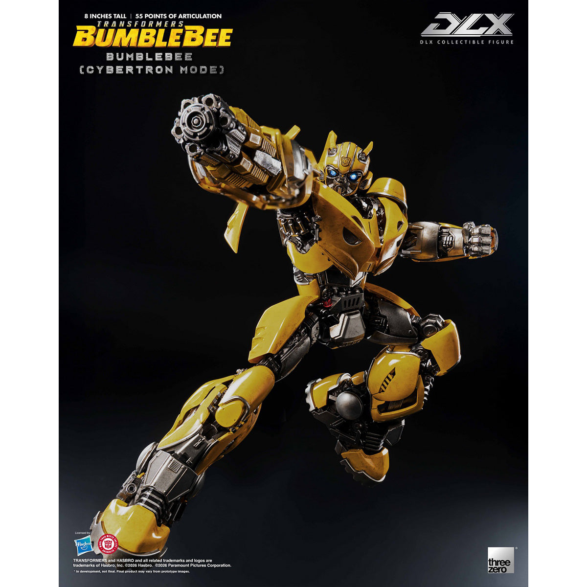 Threezero トランスフォーマー/バンブルビー DLX バンブルビー (サイバトロンモード) 3Z10490W0 可動フィギュア 塗装済み 完成品