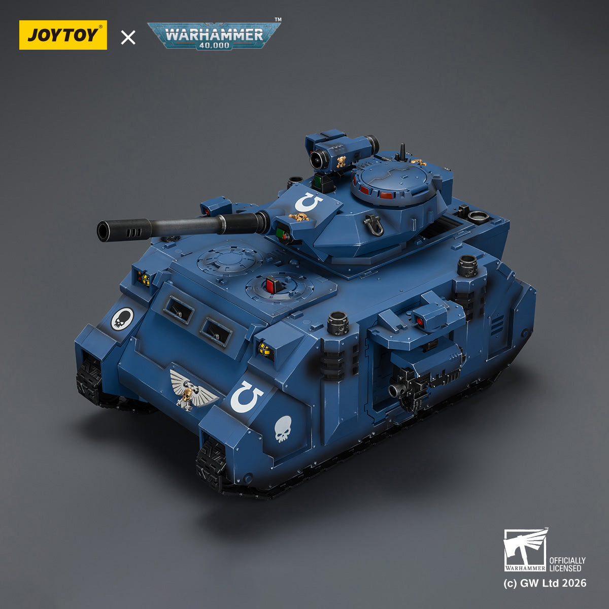HiPlay JOYTOY 1/18 ウルトラマリーン プレデター・タンク 砲塔オートキャノン＆スポンソン・ヘヴィボルター装備 JT04278 可動フィギュア 塗装済み 完成品