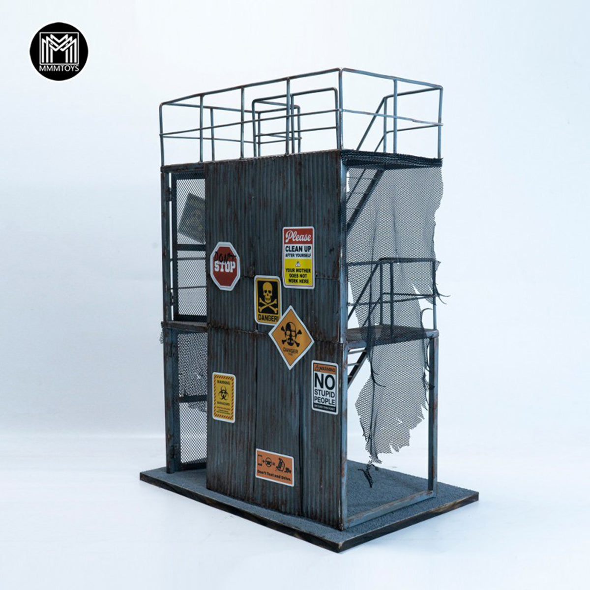 HiPlay MMMTOYS 1/12 終焉監視塔 M2604 フィギュア用 地台 スタンド ディスプレイ ベース　塗装済み 完成品