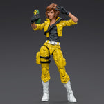 HiPlay JOYTOY TMNTシリーズ スプリンター JT00652 & エイプリル・オニール JT00669 1/18 可動フィギュア 塗装済み 完成品