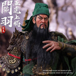HiPlay FZ Art studio 1/6 猛将伝 - 蜀編 - 五虎大将 関羽 関雲長 FZ036 可動眼 ヘッド ドール用 頭 ハンドメイド植毛 塗装済み