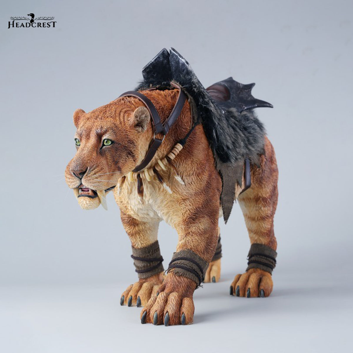 HiPlay HEADCREST 遠古の剣歯虎 H2603 塗装済み完成品フィギュア 動物スタチュー