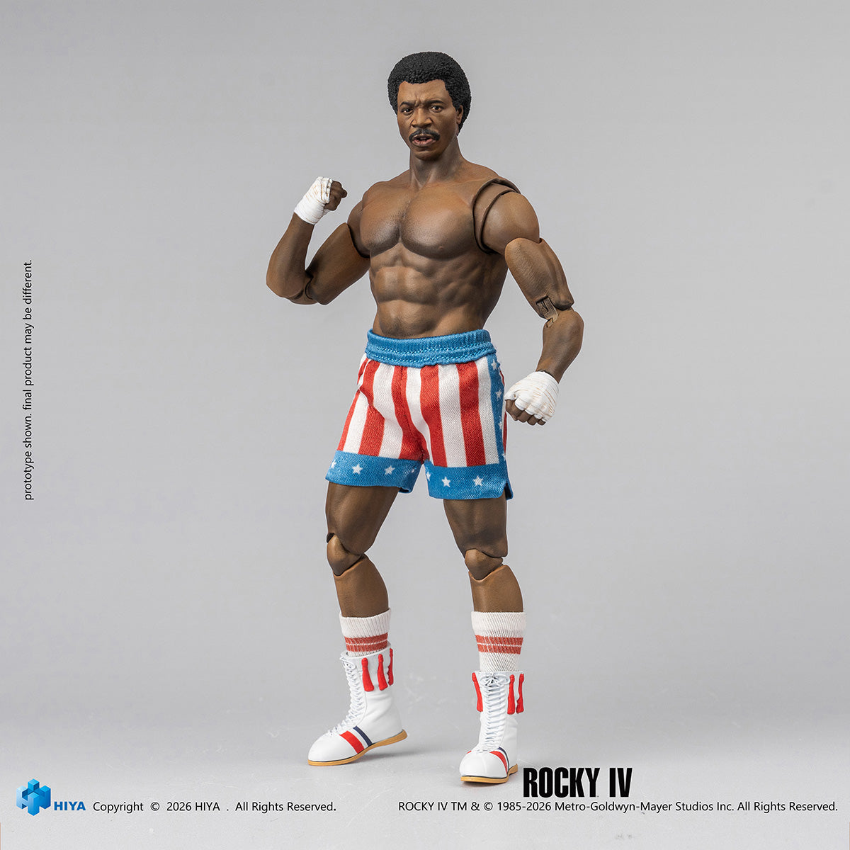 HiPlay HIYATOYS 1/12 ロッキー4 アポロ・クリード ESR0233 可動フィギュア 塗装済み 完成品 アクションフィギュア