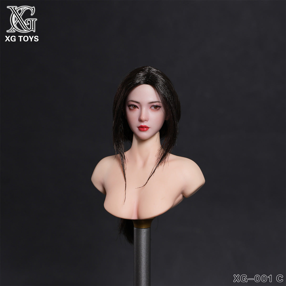 XG Toys 1/6 アジア美女 ヘッド 可動眼 ドール用 頭 塗装済み