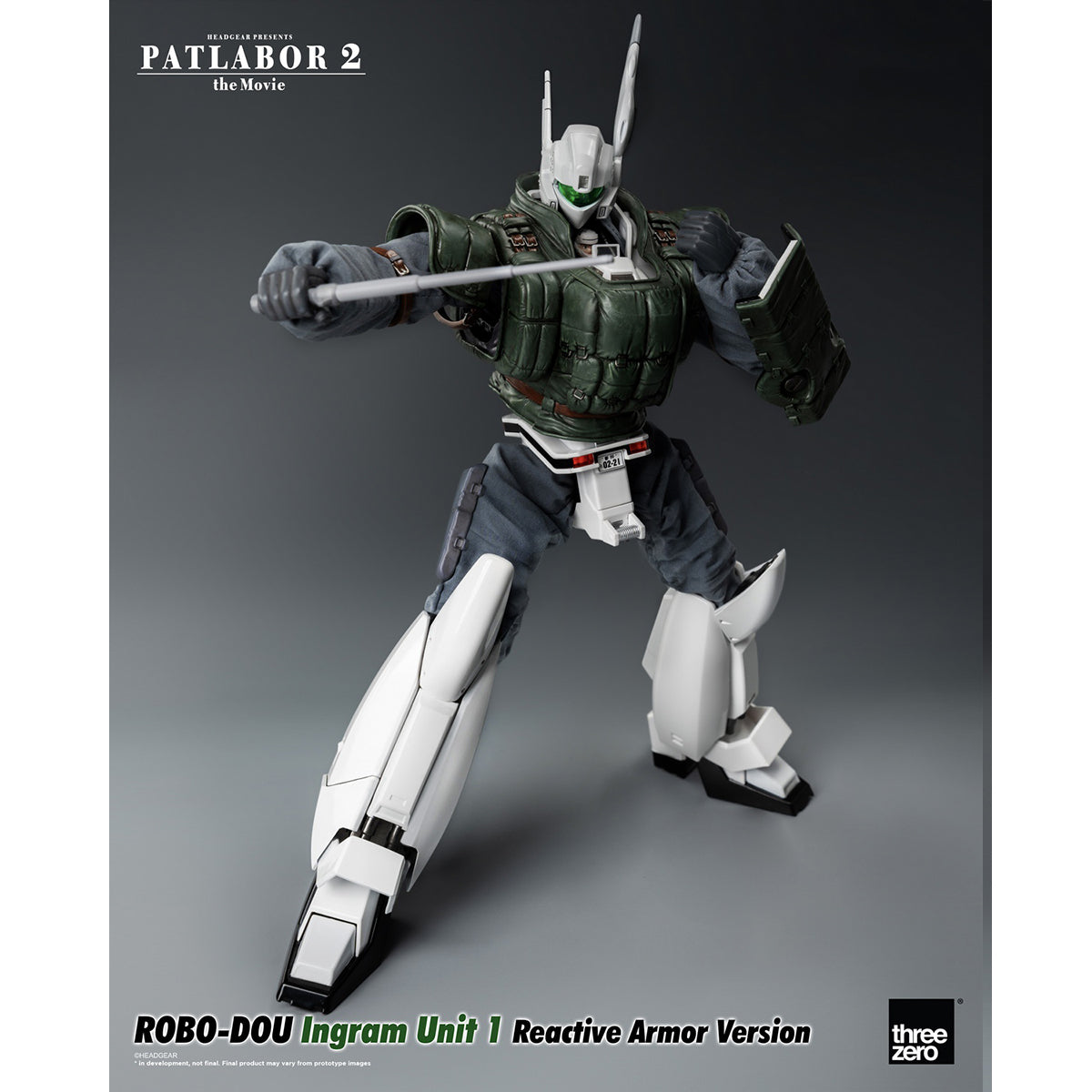 HiPlay Threezero 1/35 イングラム 反応装甲 1号機 & 2号機 & 3号機 可動 アクション フィギュア アクセサリー フルセット