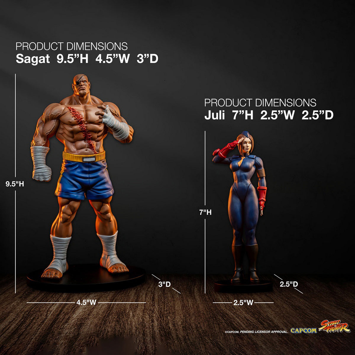 Sideshow x PCS 1/10 ストリートファイター サガット ＆ ユーリ 915331