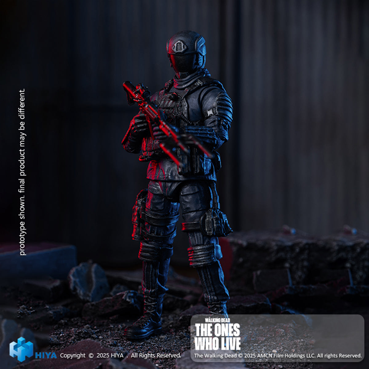 HIYA 1/18 ウォーキング・デッド サバイバー CRM兵士 EMW0435 アクションフィギュア 塗装済み 完成品