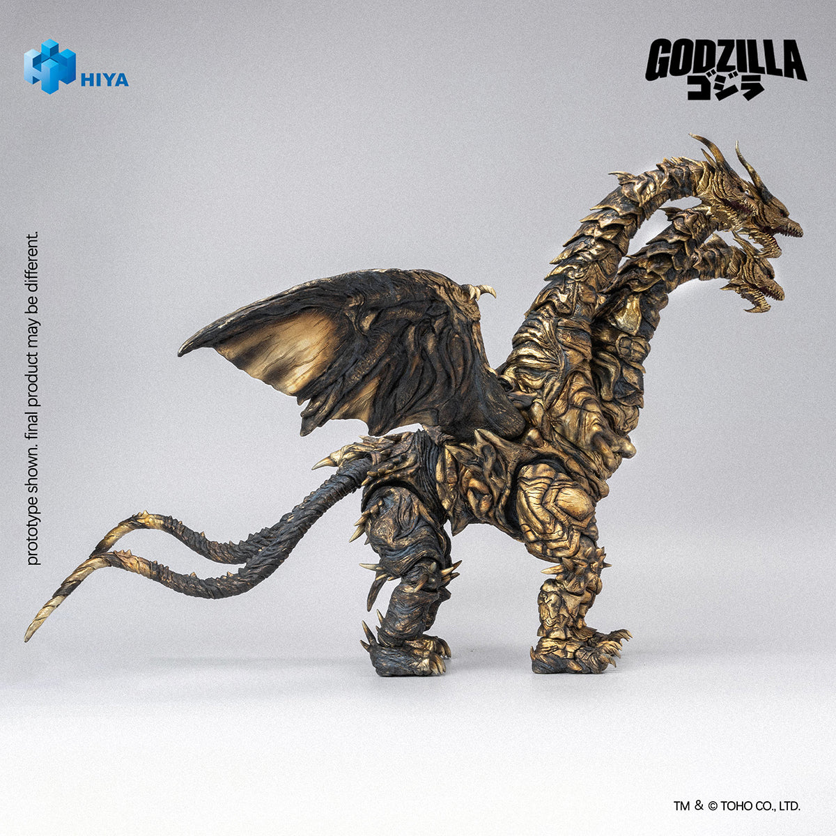 HiPlay HIYATOYS ゴジラ 最後の戦い FINAL WARS カイザーギドラ EBG0290 可動フィギュア 塗装済み 完成品 モンスター