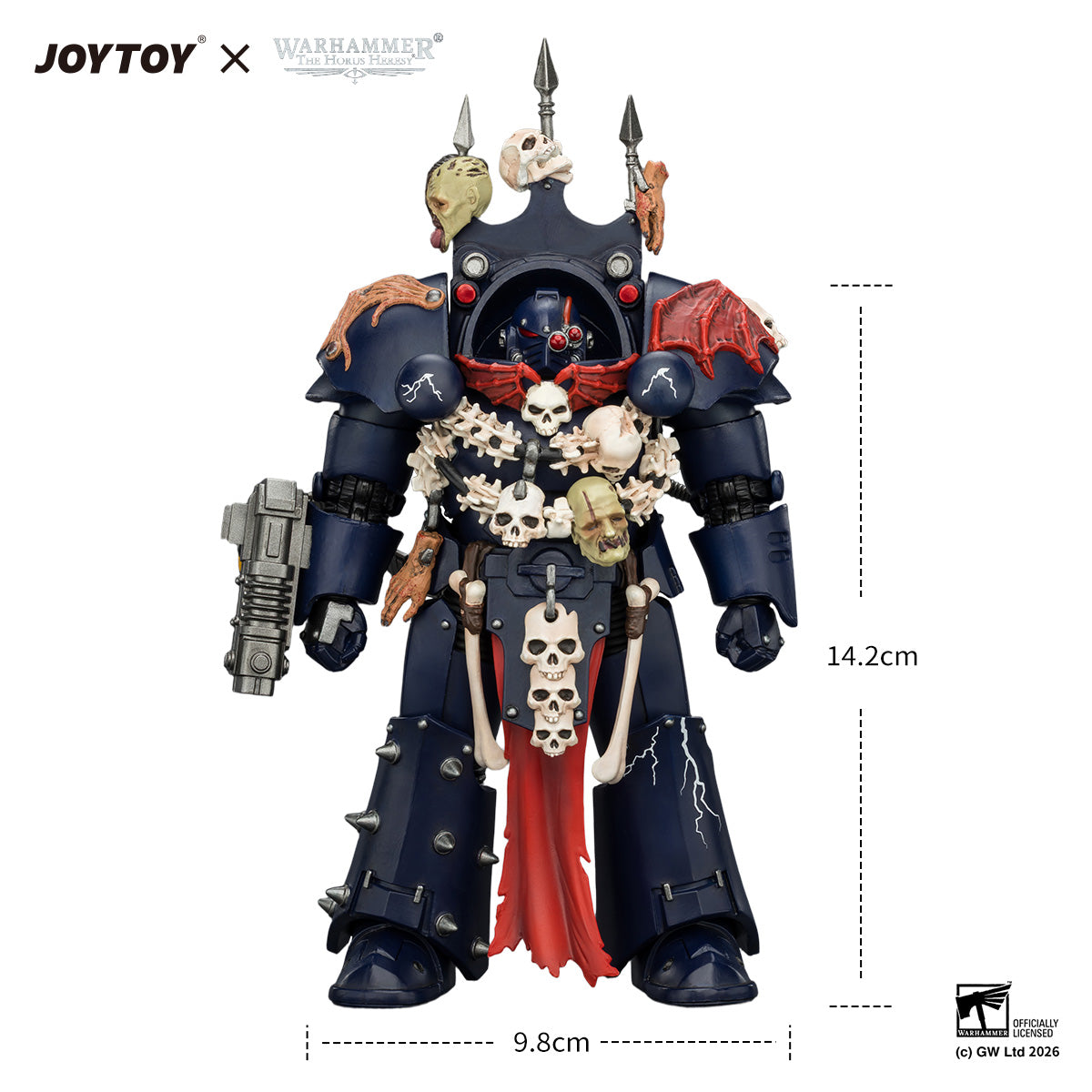 JOYTOY 1/18 ナイト・ロード タルタロス・ターミネーター・アーマー装備プレトール JT04384 可動フィギュア 塗装済み 完成品