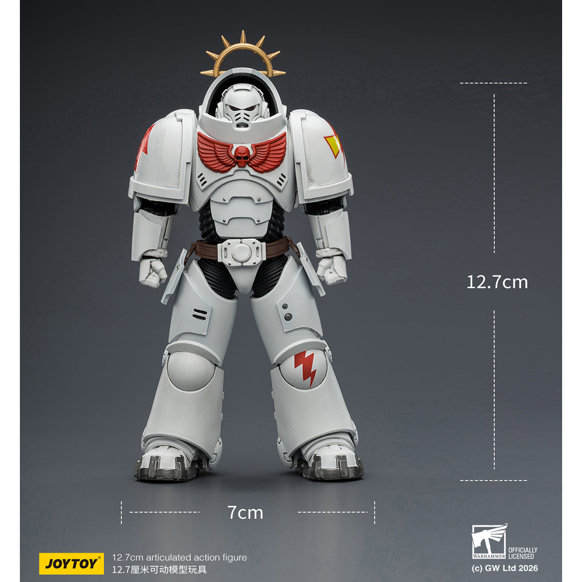 HiPlay JOYTOY 1/18 ウォーハンマー40,000（ゲーム版）ヘヴィ・インターセッサー  ヘヴィ・ボルトライフル＆ボルトピストル装備 可動フィギュア 塗装済み 完成品