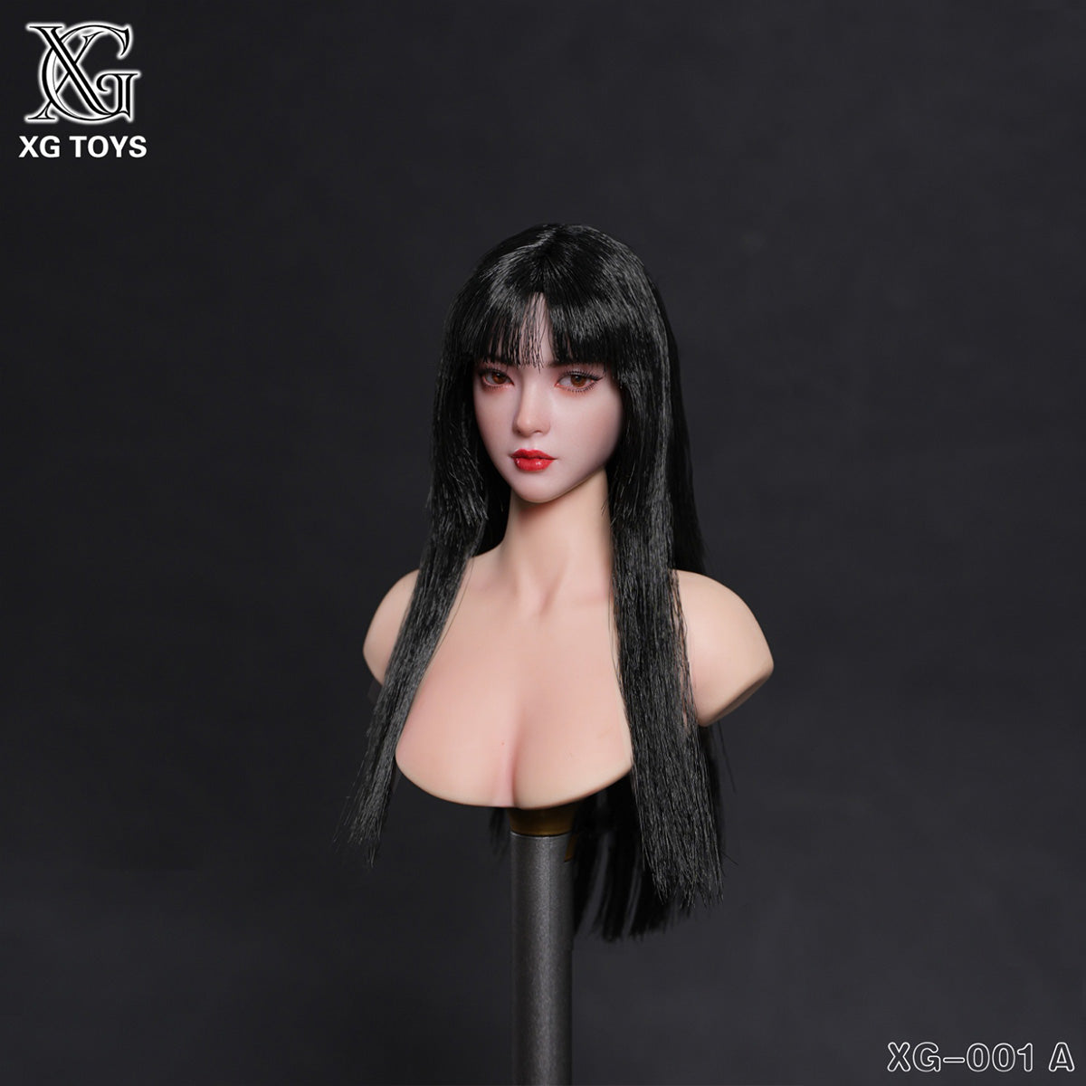 XG Toys 1/6 アジア美女 ヘッド 可動眼 ドール用 頭 塗装済み