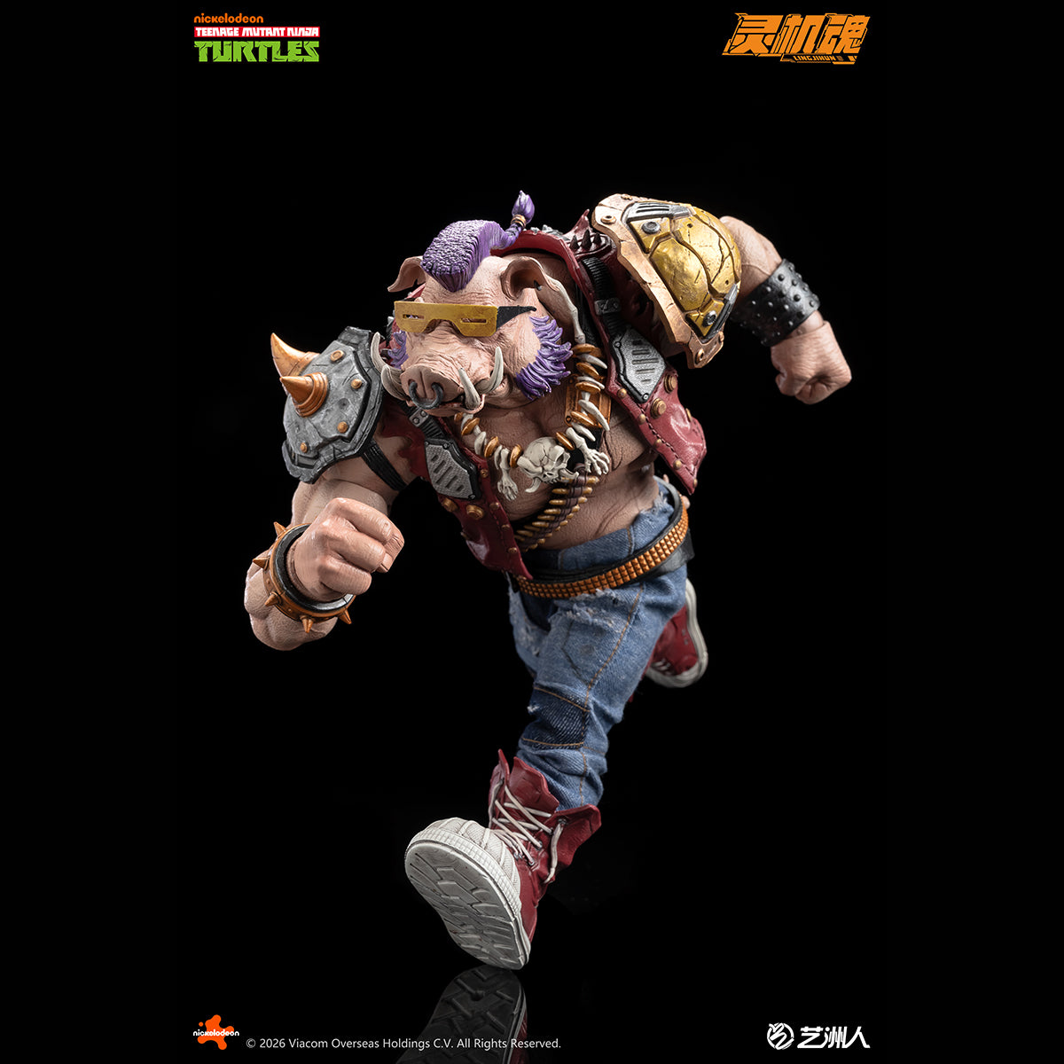 HiPlay 霊機魂 1/10 ビーバップ & ライノ ロックステディ 可動フィギュア 塗装済み 完成品