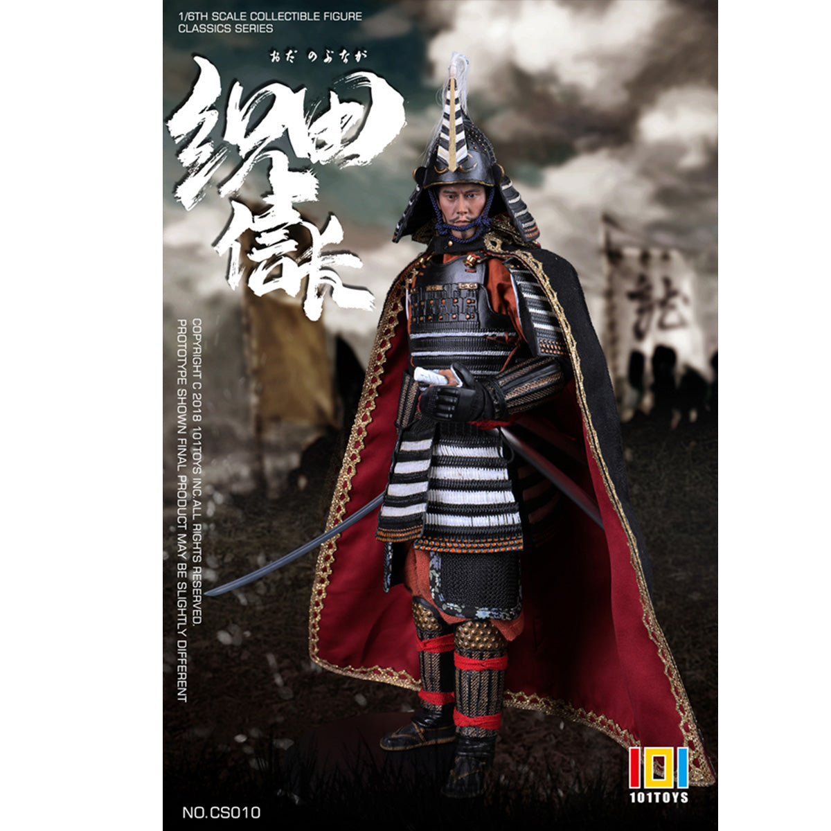 HiPlay 101TOYS 1/6 クラシックシリーズ 戦国武将 織田信長 & 蜻蛉水牛黒糸威具足 可動フィギュア 塗装済み 完成品 アクションフィギュア