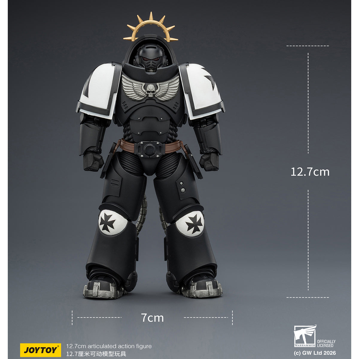 HiPlay JOYTOY 1/18 ウォーハンマー40,000（ゲーム版）ヘヴィ・インターセッサー  ヘヴィ・ボルトライフル＆ボルトピストル装備 可動フィギュア 塗装済み 完成品