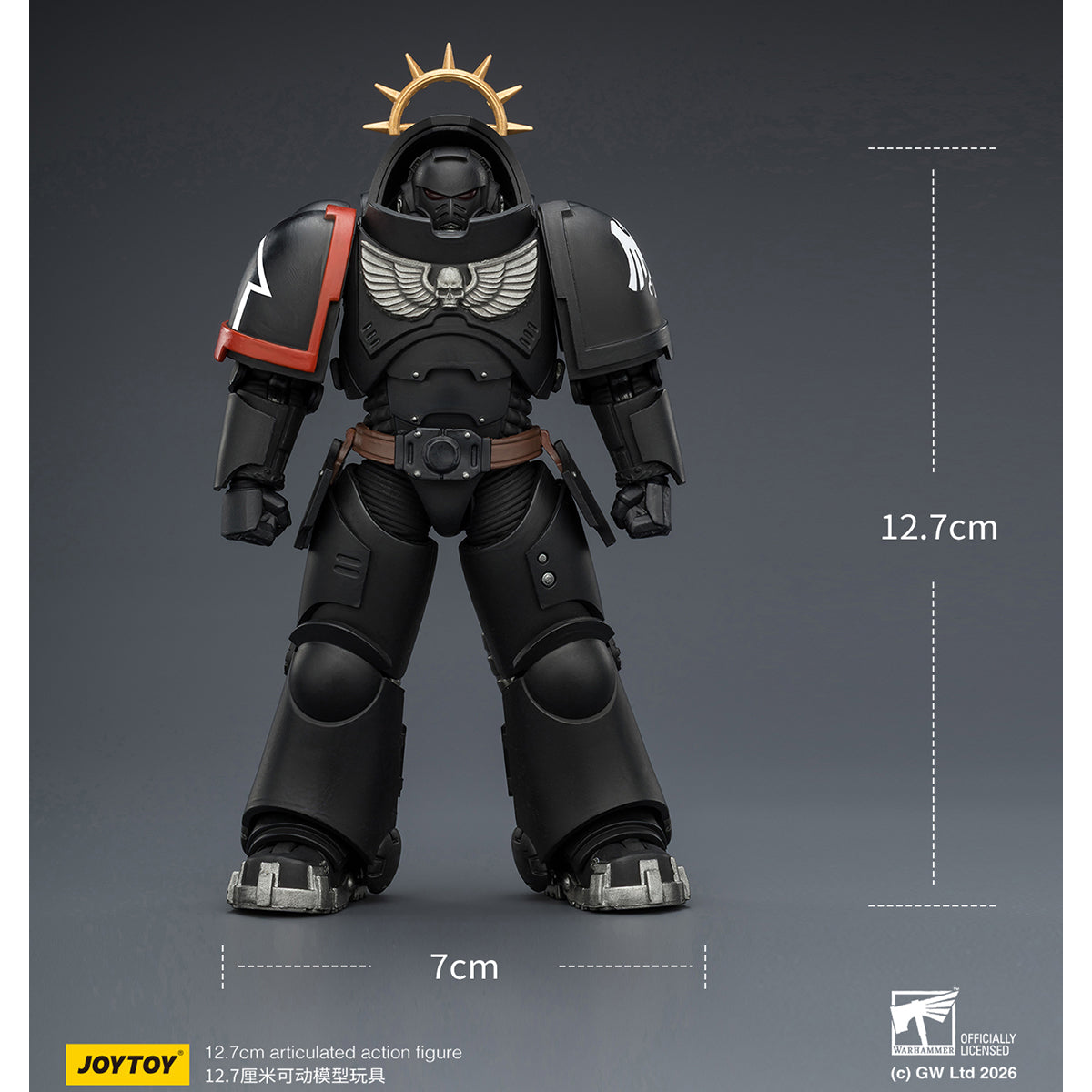 HiPlay JOYTOY 1/18 ウォーハンマー40,000（ゲーム版）ヘヴィ・インターセッサー  ヘヴィ・ボルトライフル＆ボルトピストル装備 可動フィギュア 塗装済み 完成品