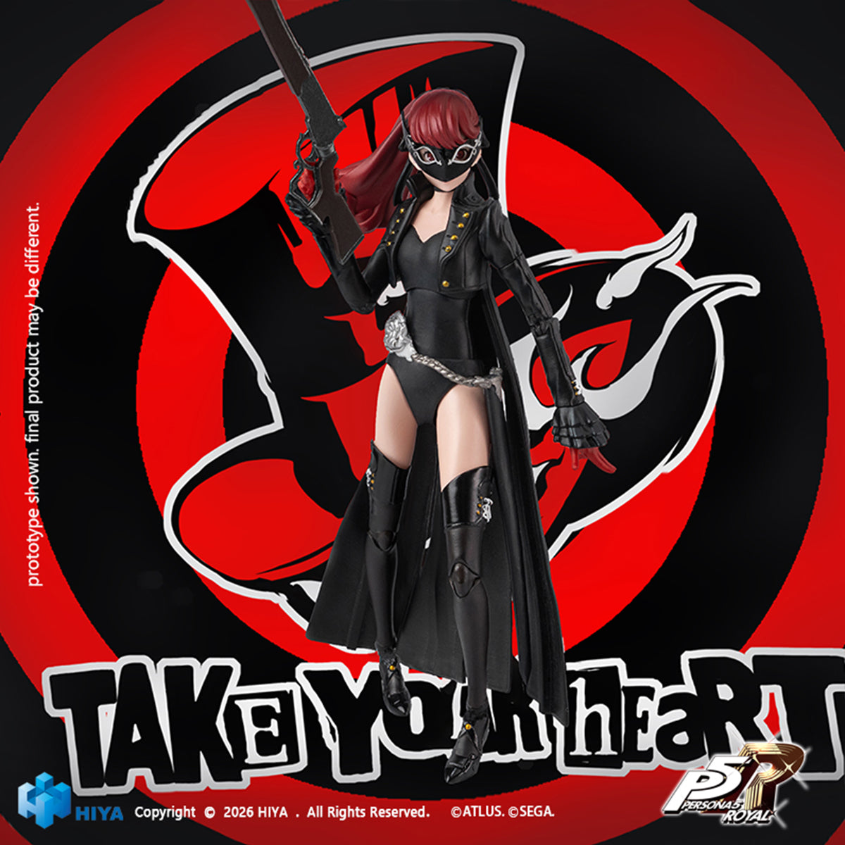 HiPlay HIYATOYS 1/12 Exquisite Basic シリーズ ペルソナ 5 ザ・ロイヤル ヴァイオレット 芳澤かすみ EBP0377 可動フィギュア 塗装済み 完成品 アクションフィギュア
