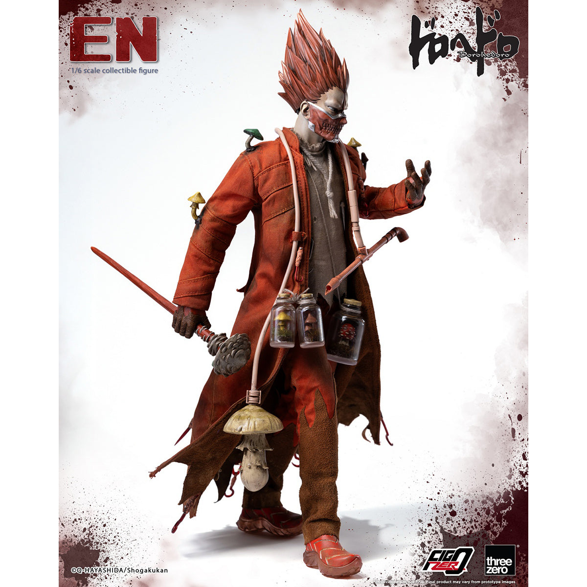 HiPlay Three zero 1/6 ドロヘドロ En 煙 3Z08770W0 可動フィギュア 塗装済み 完成品 アクションフィギュア