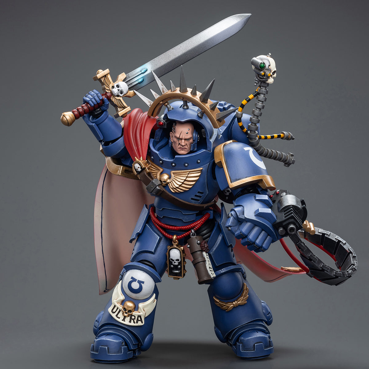 HiPlay JOYTOY Warhammer 40,000 1/18 ウルトラマリーンズ グラヴィスアーマー装着キャプテン JT7745 可動フィギュア 塗装済み 完成品